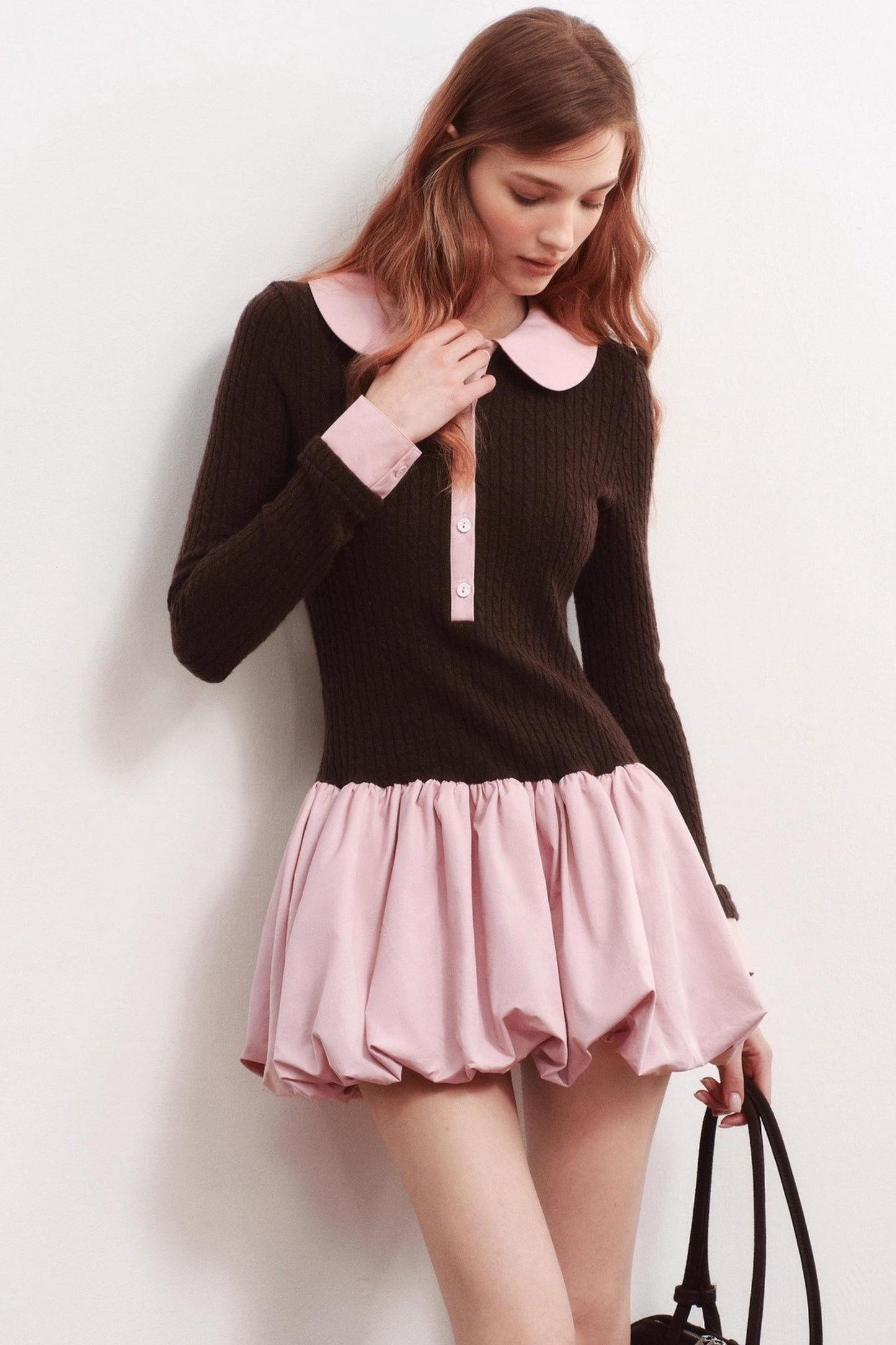 Knitted Flower Bud Dress