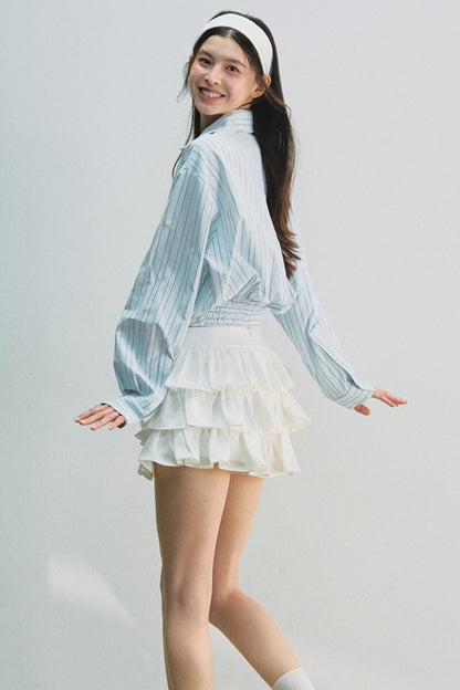 Elegant White Ballet Skirt