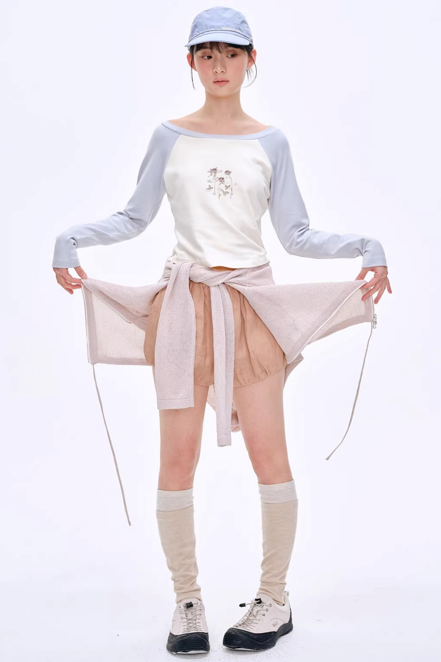 Dreamy Floral Raglan Top