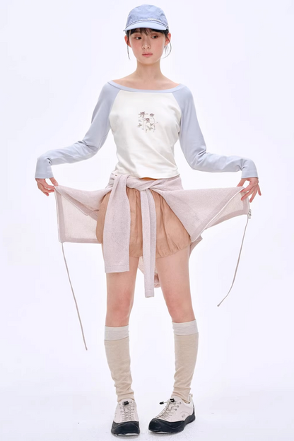 Dreamy Floral Raglan Top