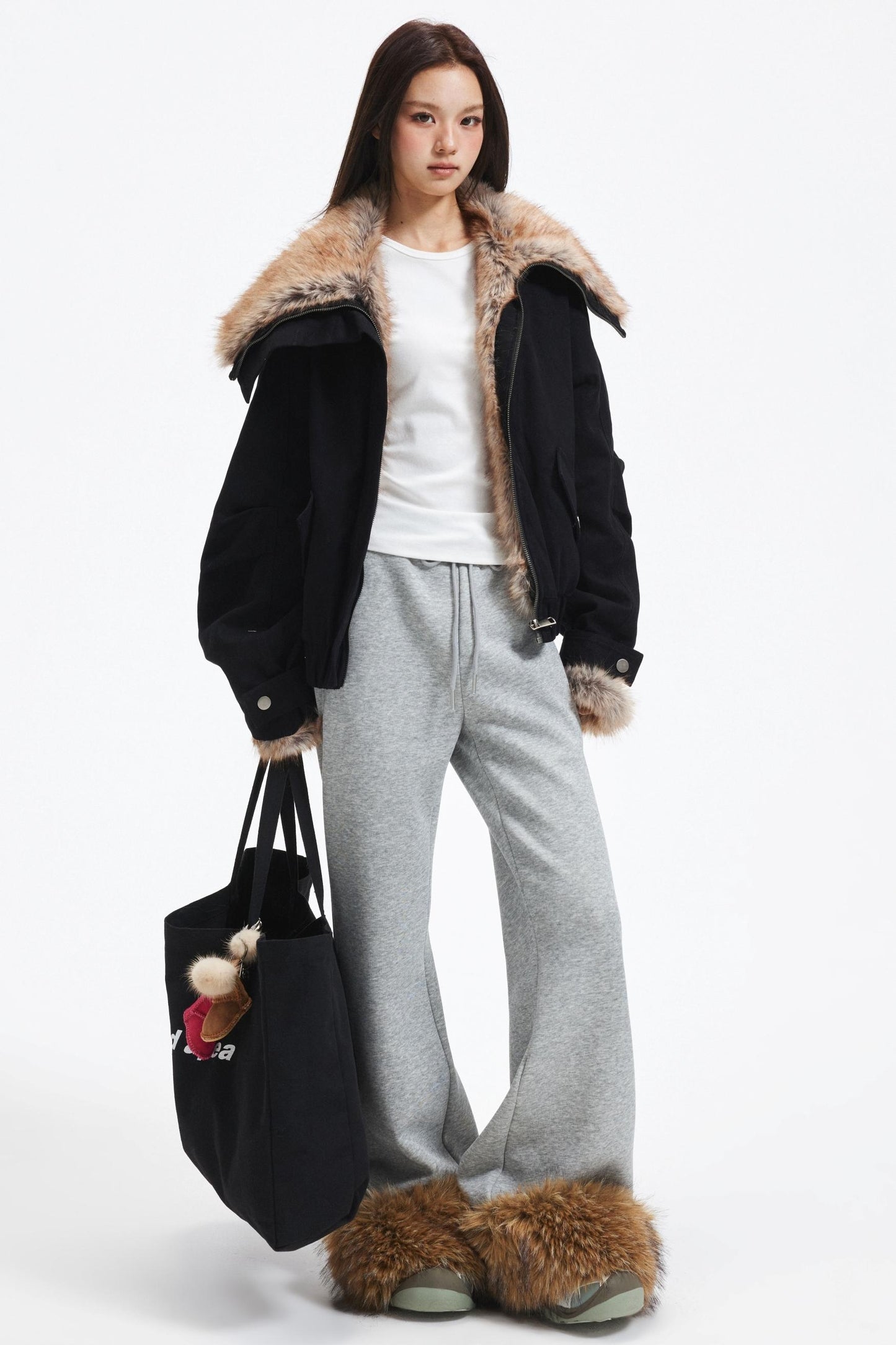 Retro Fur Collar Jacket