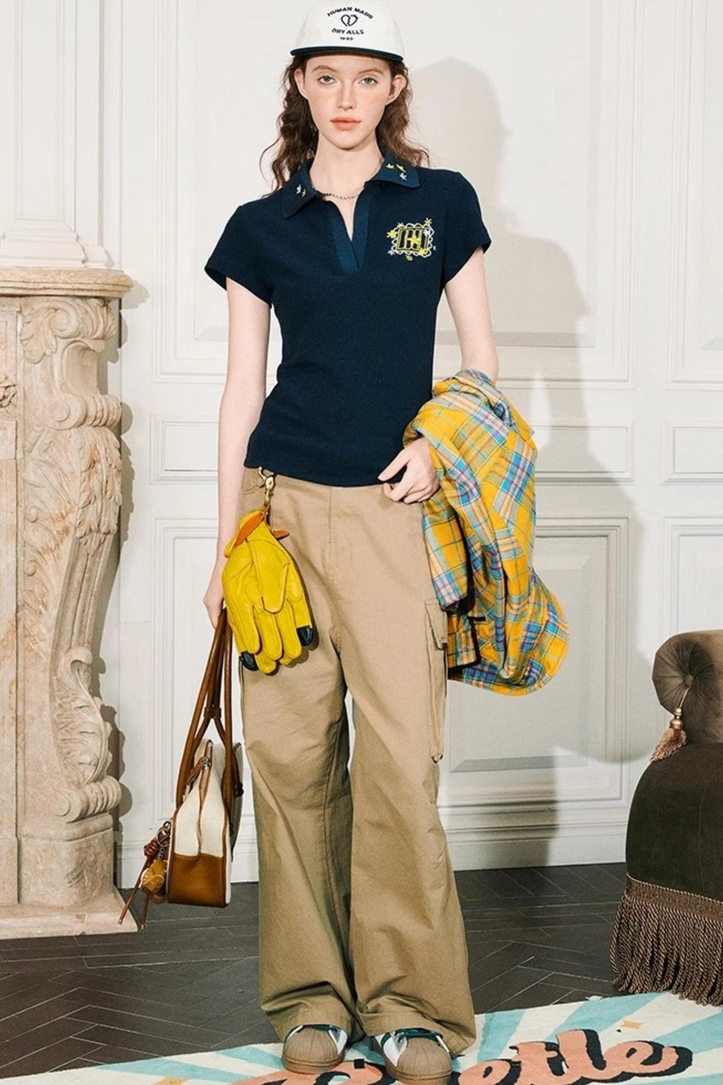 Embroidered Womens Polo Tee