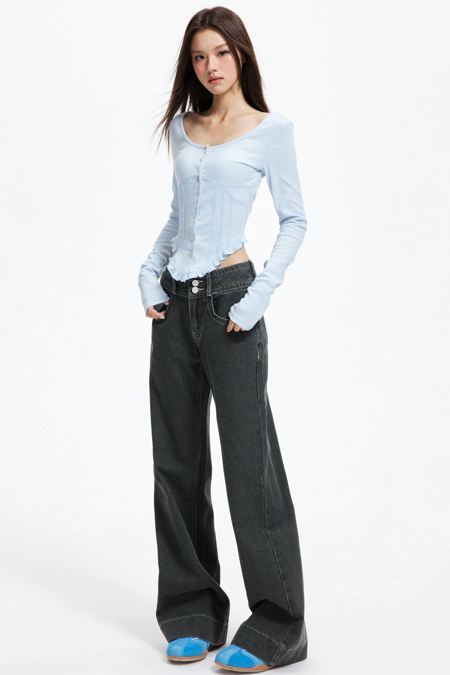 Hot Jacquard Knitted Sweater