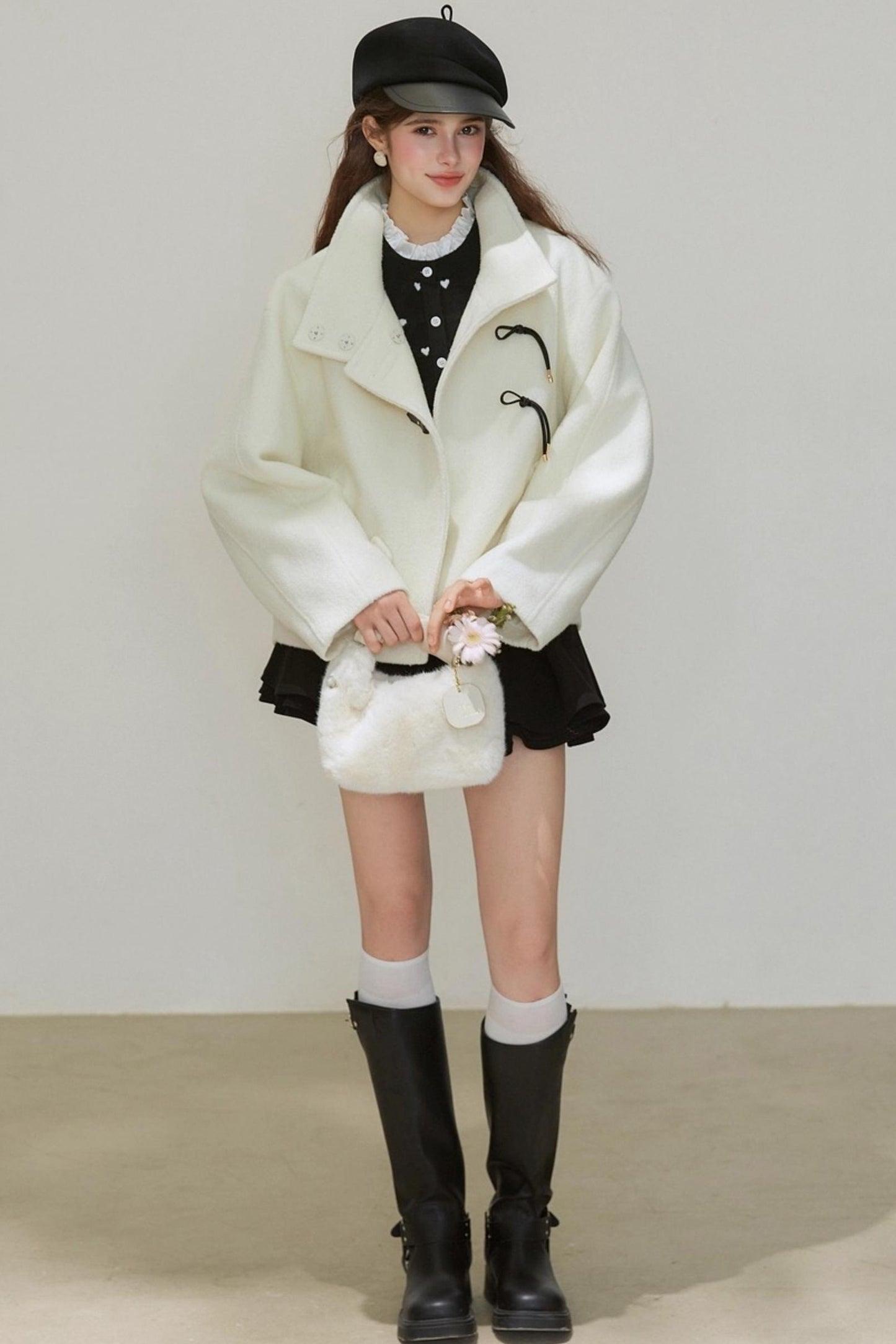 Winter Wool Cocoon Jacket