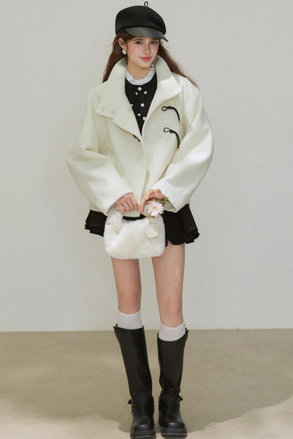 Winter Wool Cocoon Jacket