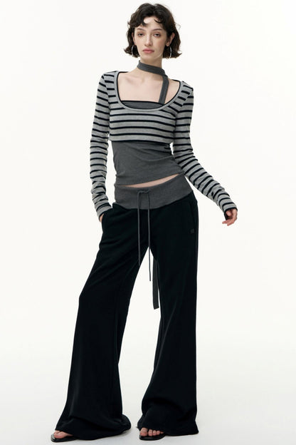 Salt Tea Polka Dot Striped Smock Set