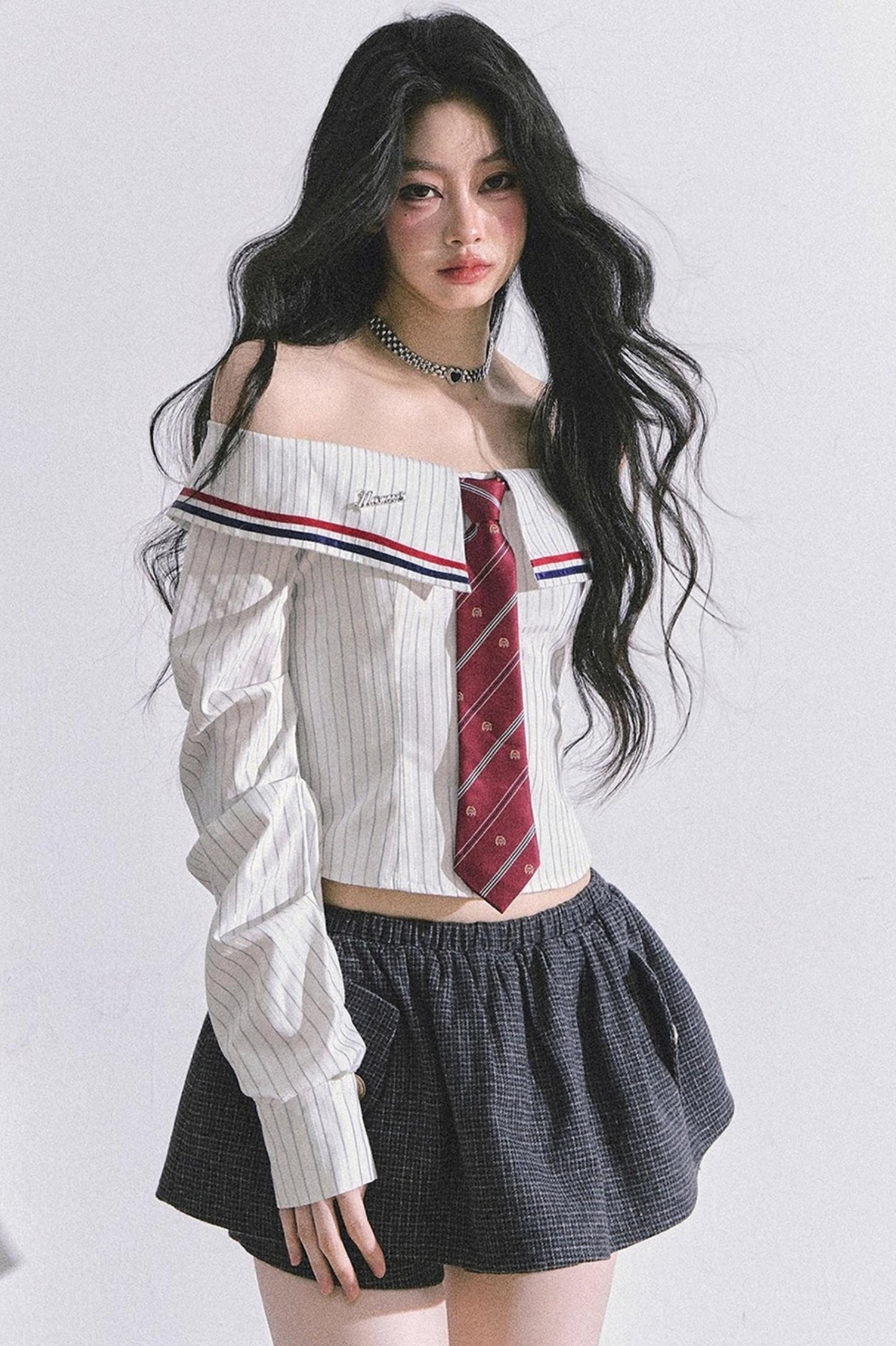 Slimming Striped Waist Top