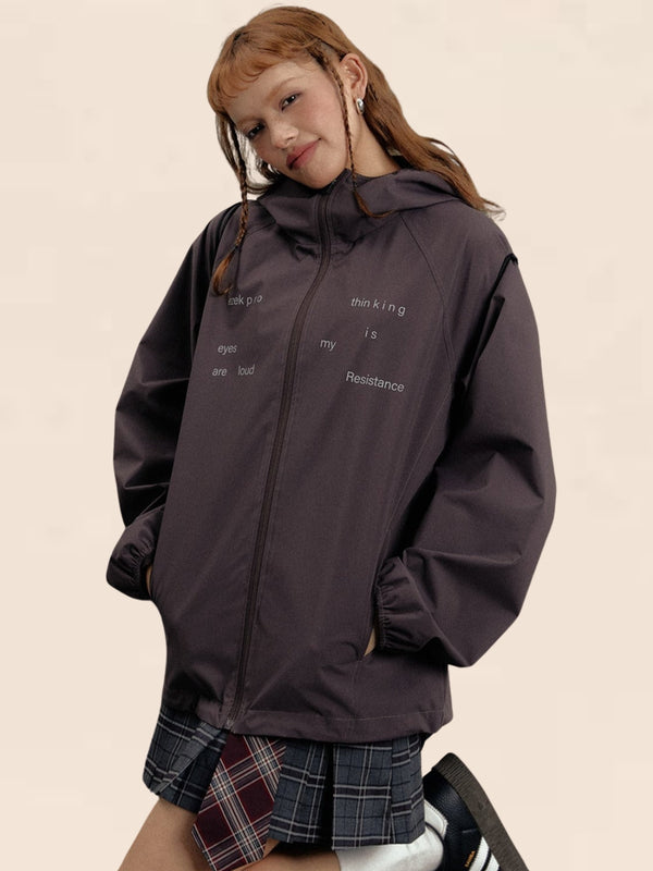 Luxury Outdoor Letter Jacket