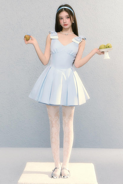 Blue Daughter V-Line Summer Slip Dress