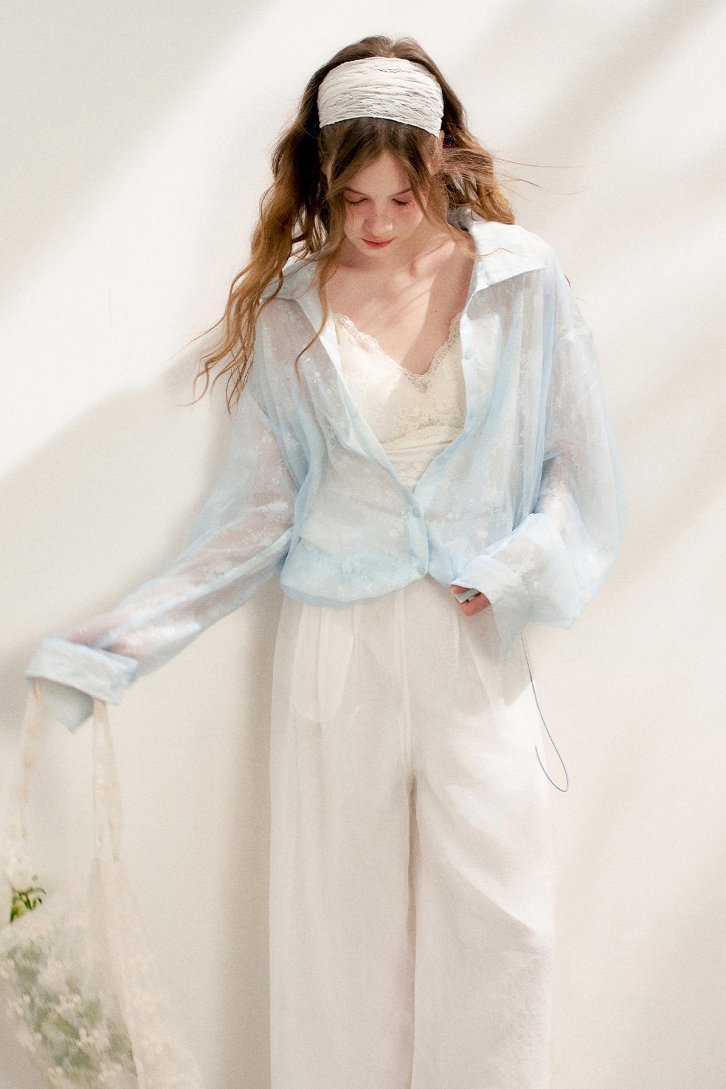 Lace Color-Block Jacket