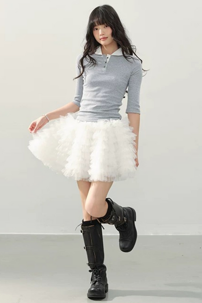 Letter from the Mist Polo Blouse
