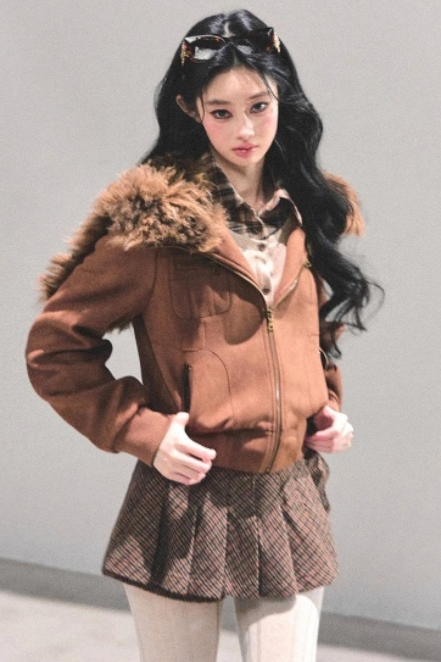 Floating Twilight Lamb Wool Coat