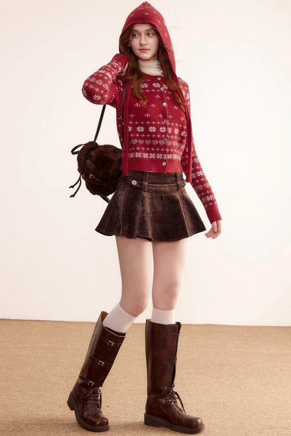 Winter Fair Isle Jacquard Cardigan