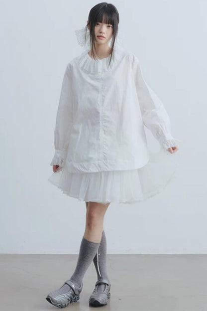 Blusa de encaje Melodía Matutina