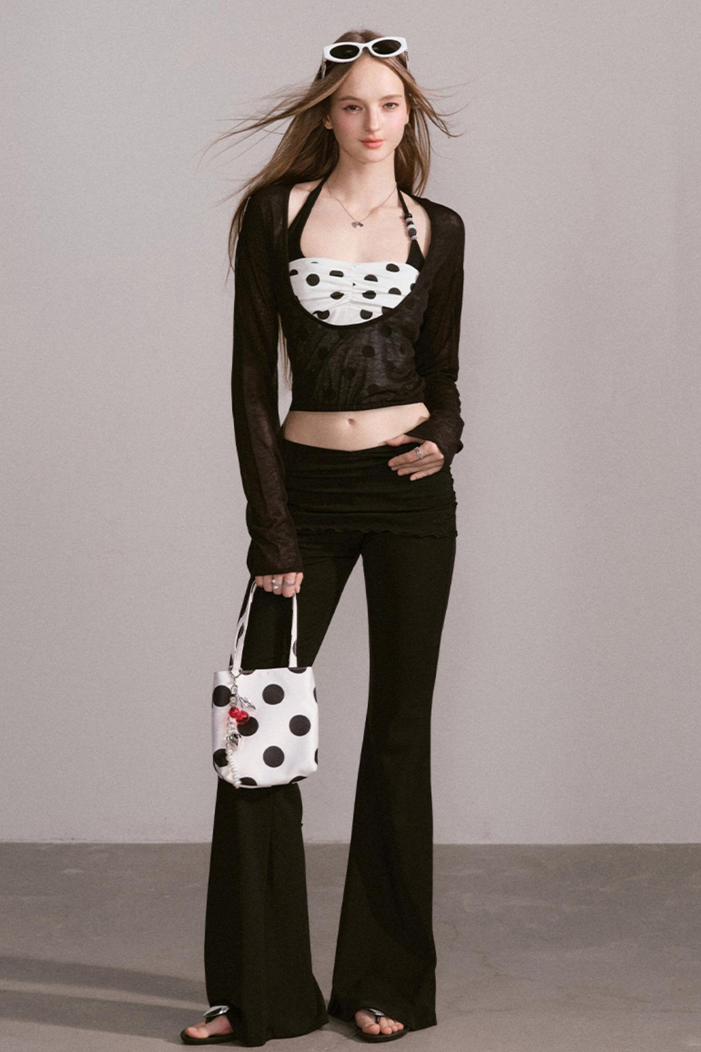 Waist Detail Two-Piece Style Camisole Set-Up