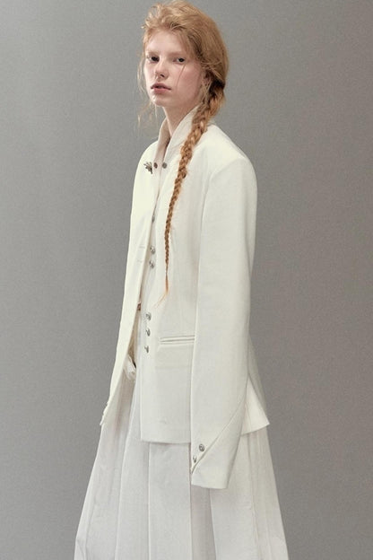 Shoulder Cut Moon Marks Blazer