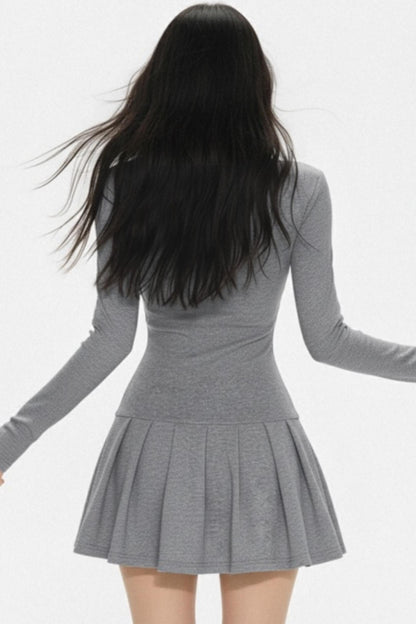 Color-Block Layered Dress