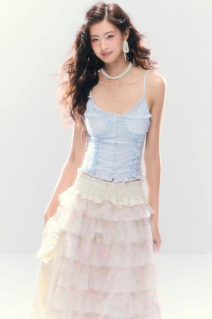 Okinawa Lace Cotton Camisole