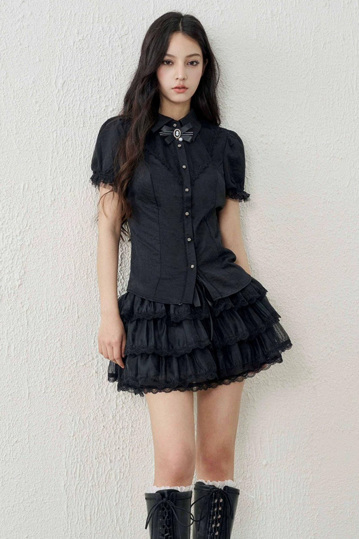 Ghost Girl Puff Sleeve Top