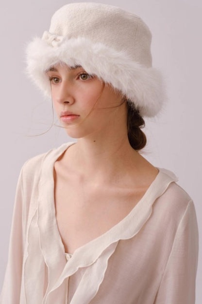 Lyocell Ruffled V-Neck Top