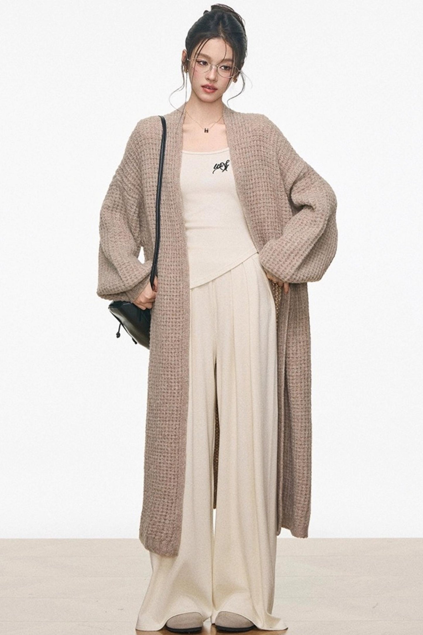 Knitted High-End Cardigan Set-Up