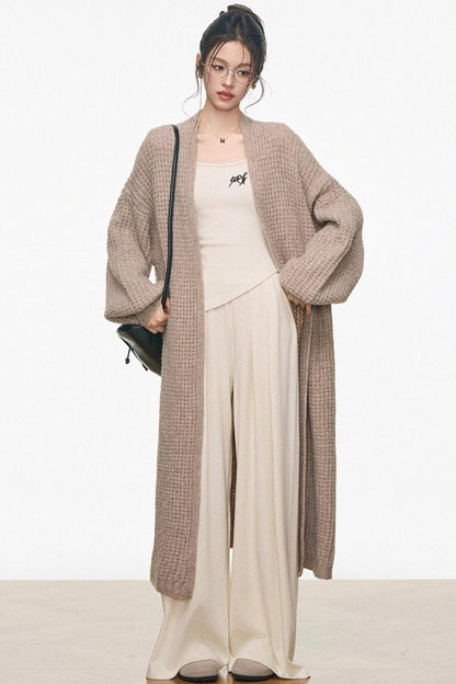 Knitted High-End Cardigan Set-Up