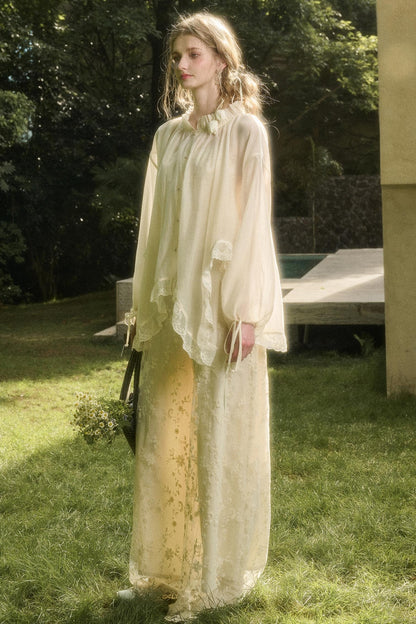 Galaxy Lace Shirt Jacket