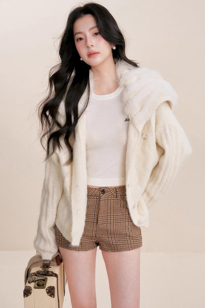 Vintage Woolen Shorts