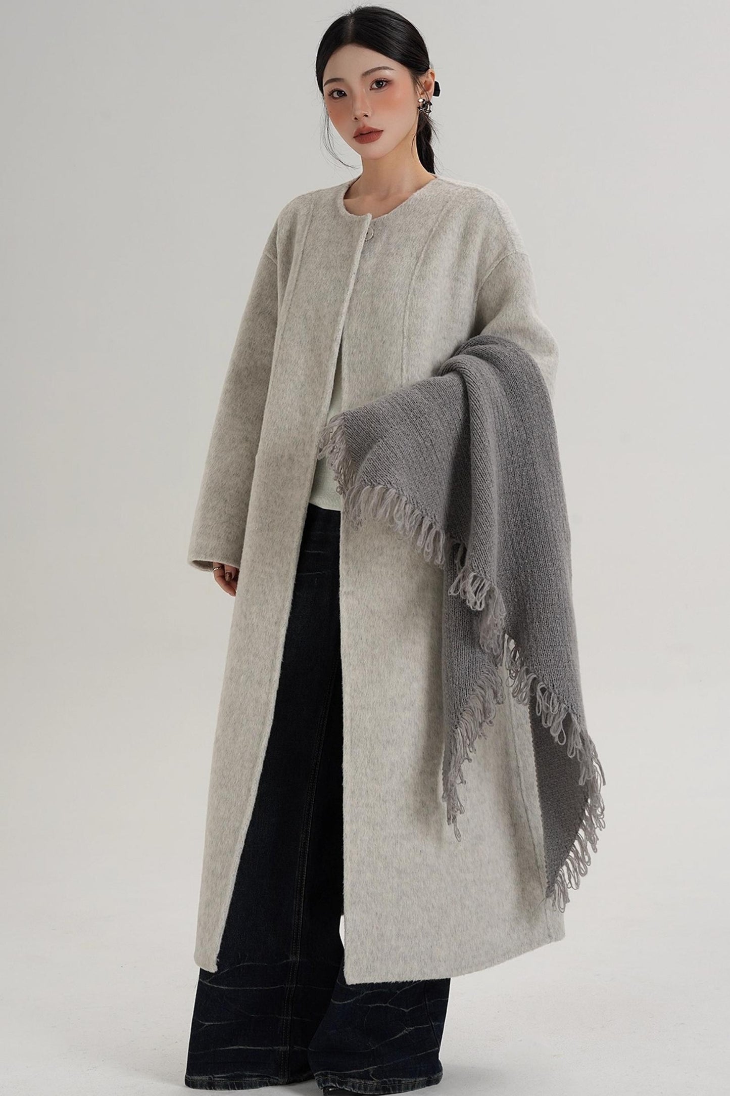 Elegant Double-Sided Woolen Coat