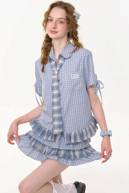 Summer Doll Collar Shirt