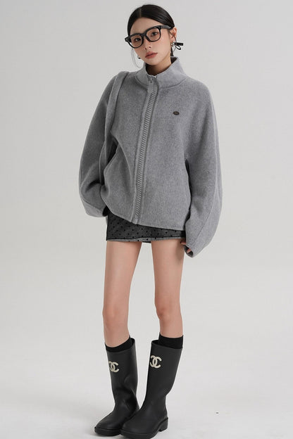 Structured Reversible Wool Jacket