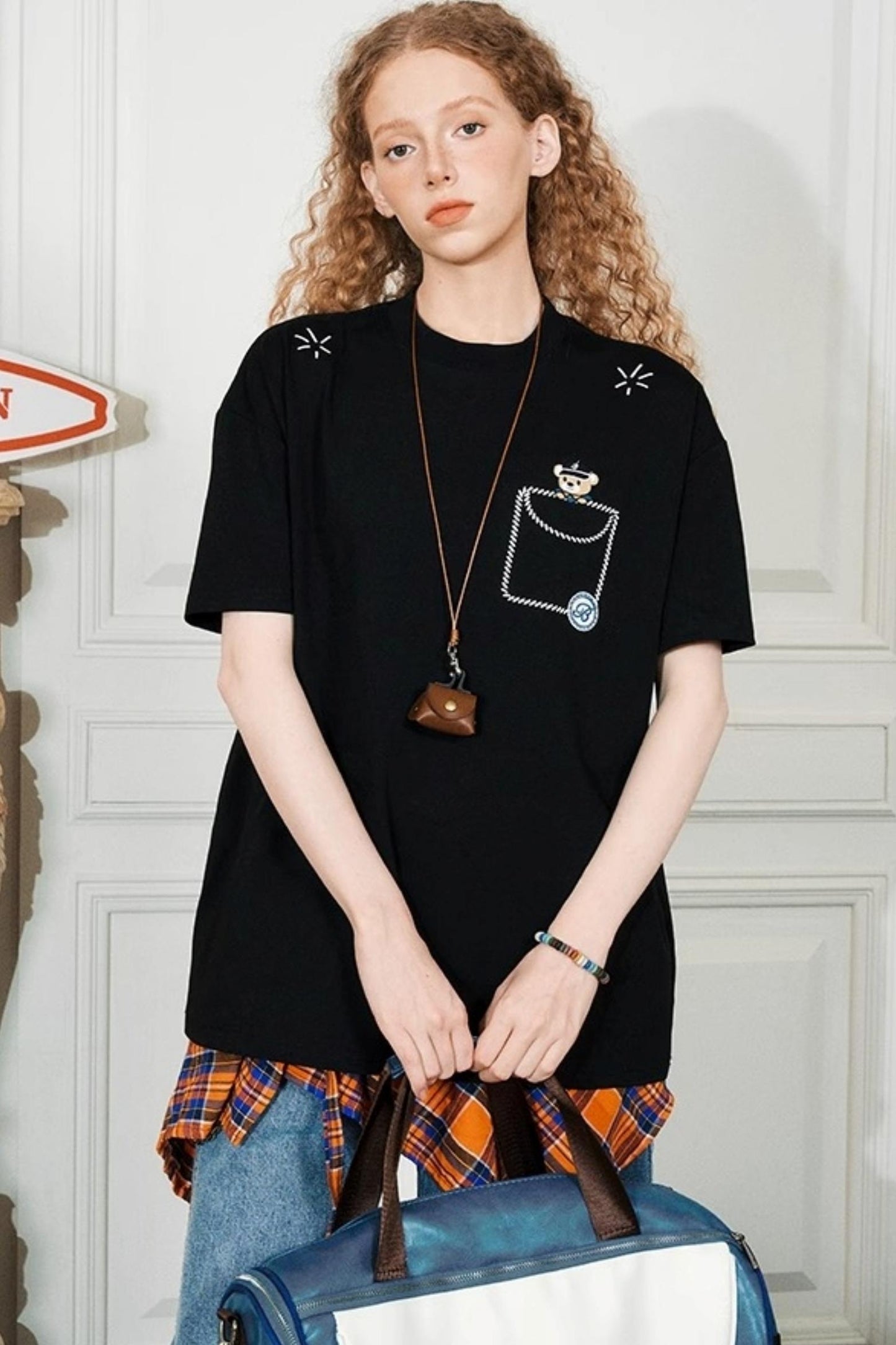 Beetle Embroidered Tee