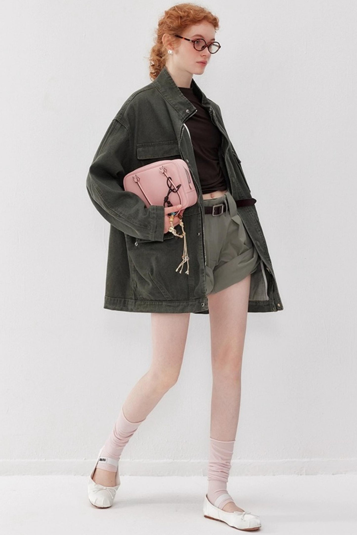 Vintage Cargo Denim Jacket