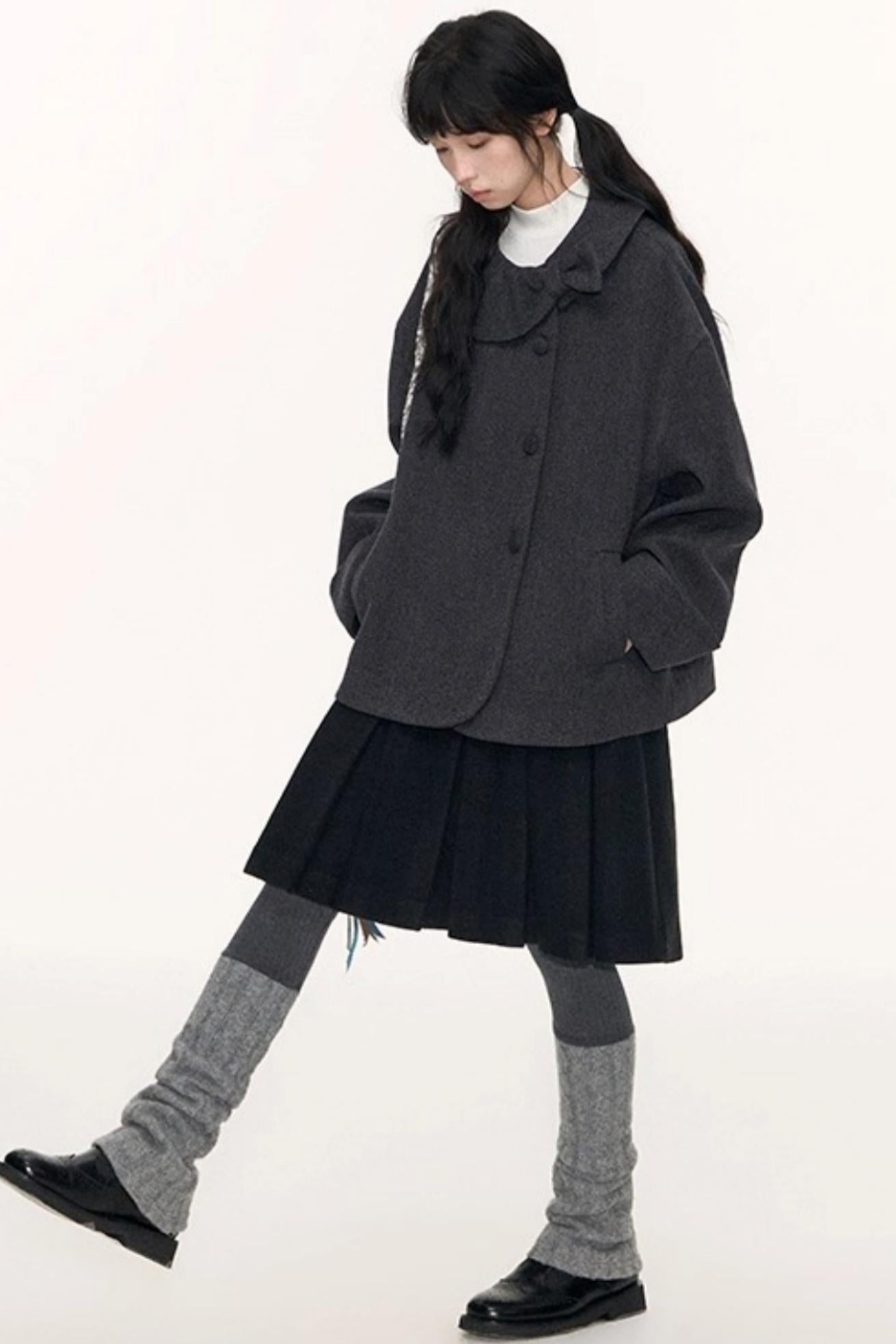 Nap Woolen A-Line Skirts