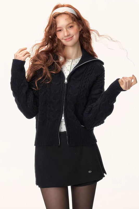 French Cable Sweater