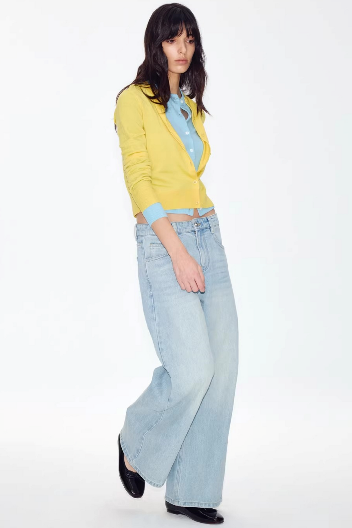 Retro Wool Colorful Cardigan Sweater