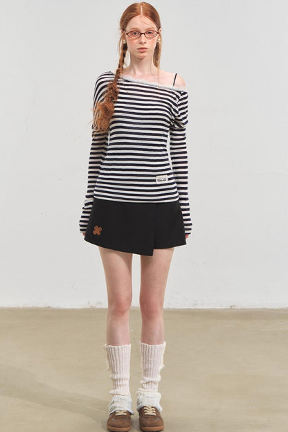 Fun Flower Culottes Skirt