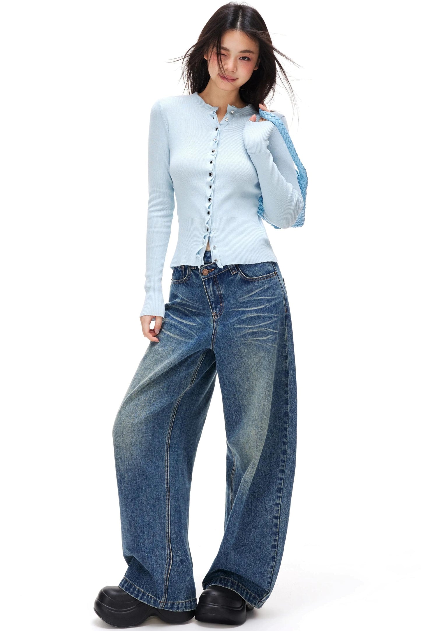 Bright Silver Heart Cardigan