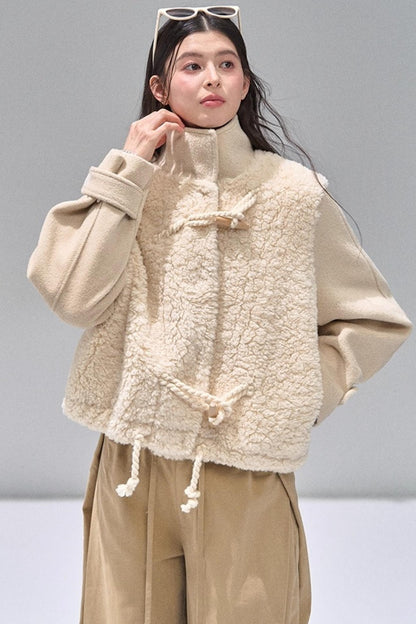 Toggle Button Woolen Coat