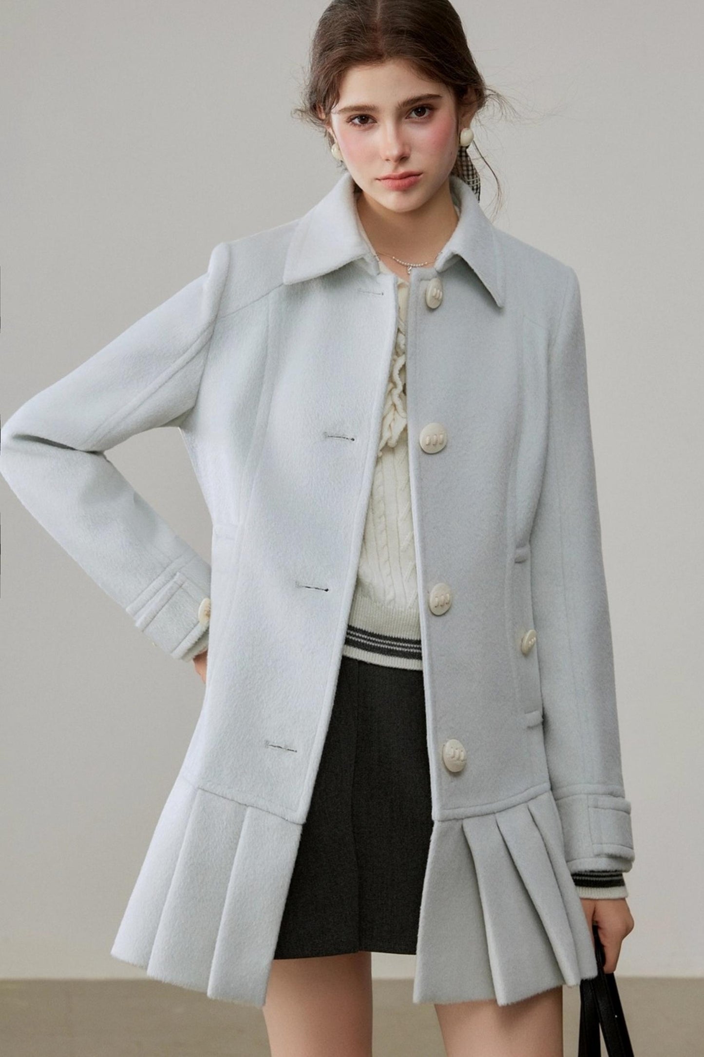 Winter Lapel Woolen Coat