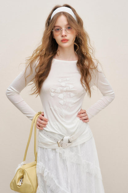 Lattice Loungewear Top