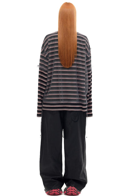 Striped Two Piece T-Shirt Set