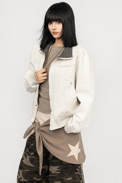 Vintage Patchwork Lapel Jacket