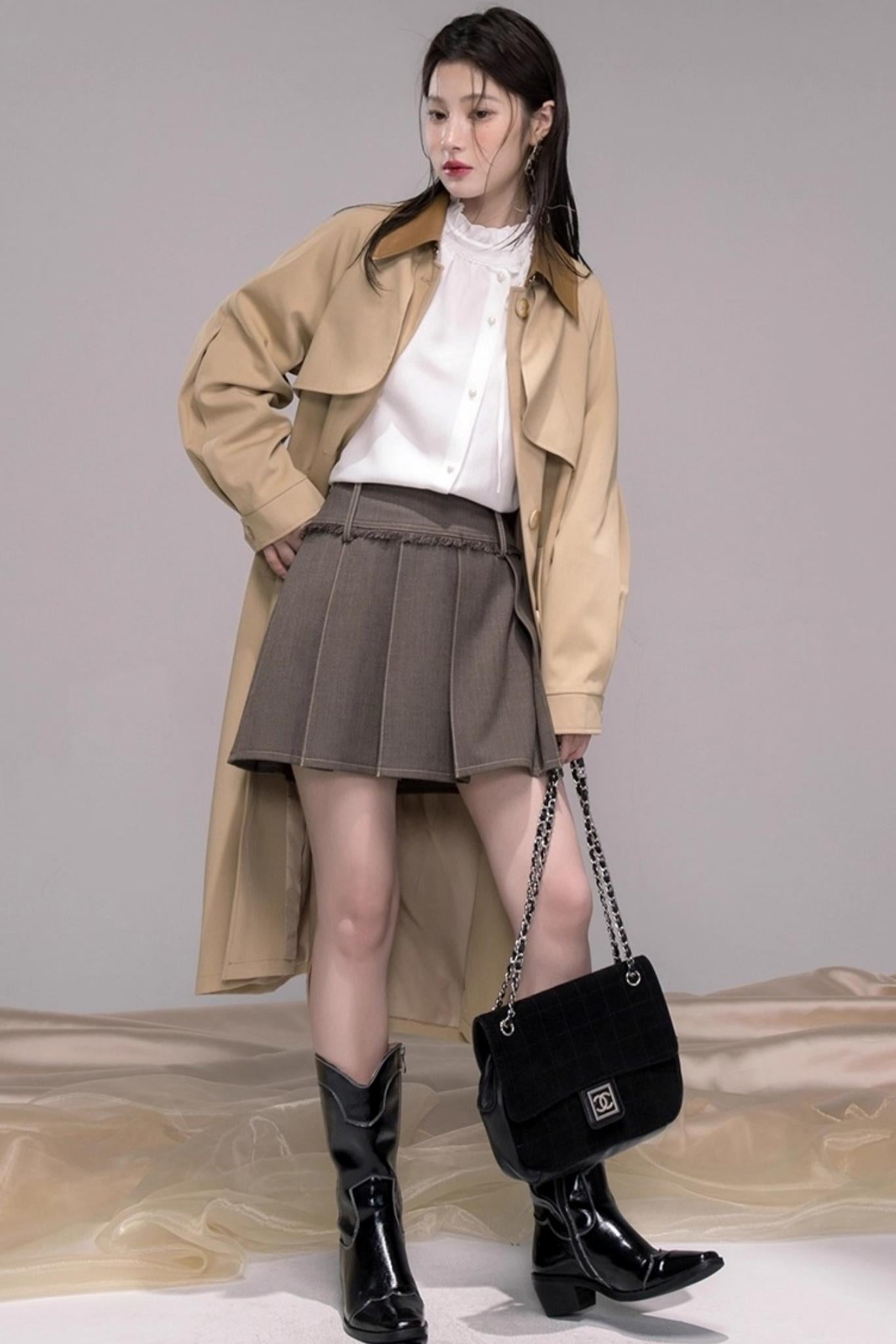 Nuansha Custom Wool Trench Coat