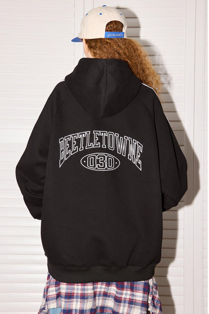 Loose Fit Hooded Top