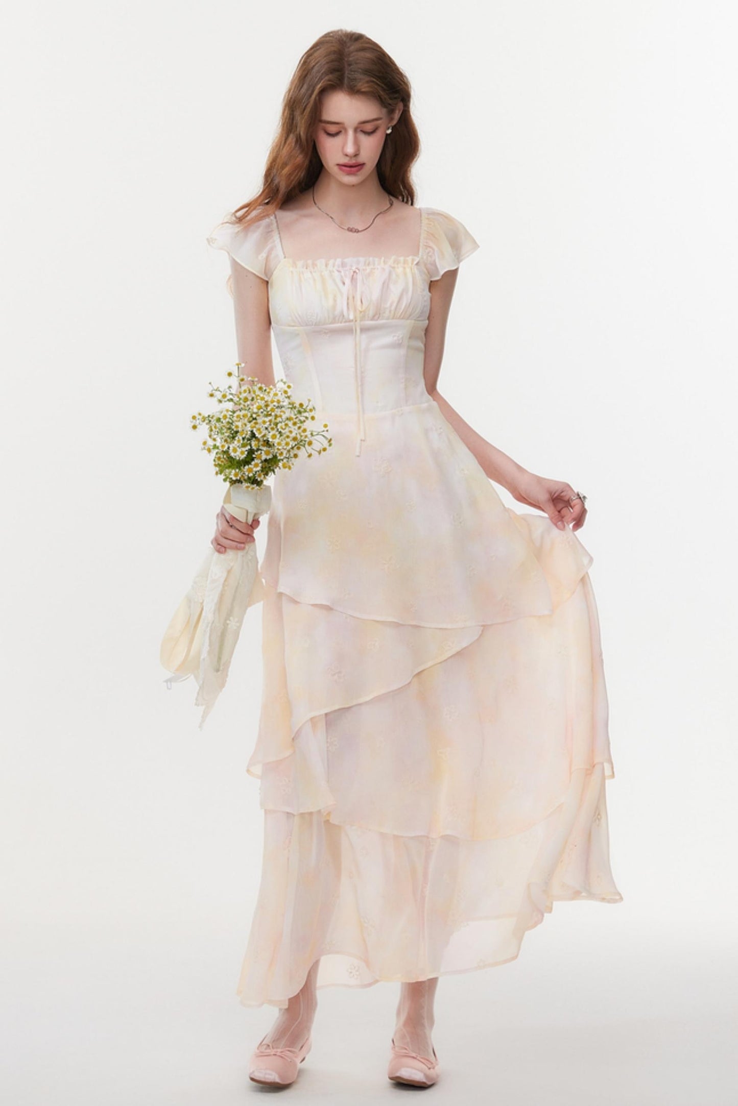 Summer Irregular Waist Skirt Dress