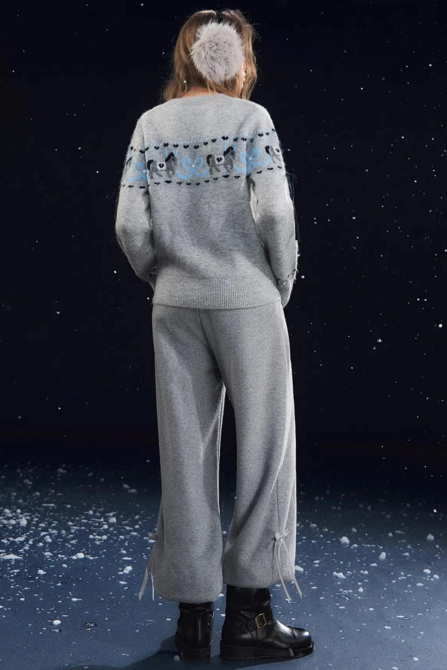 Fun Spinning Pony Jacquard Sweater