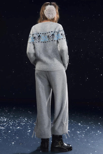 Fun Spinning Pony Jacquard Sweater