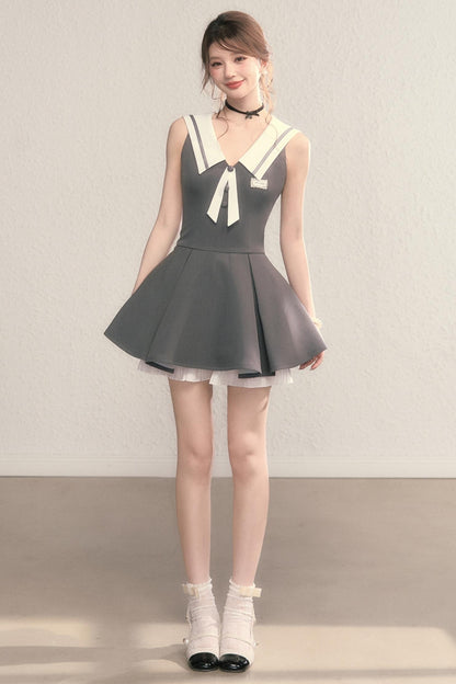 Gray Daughter Navy A-Line Dress