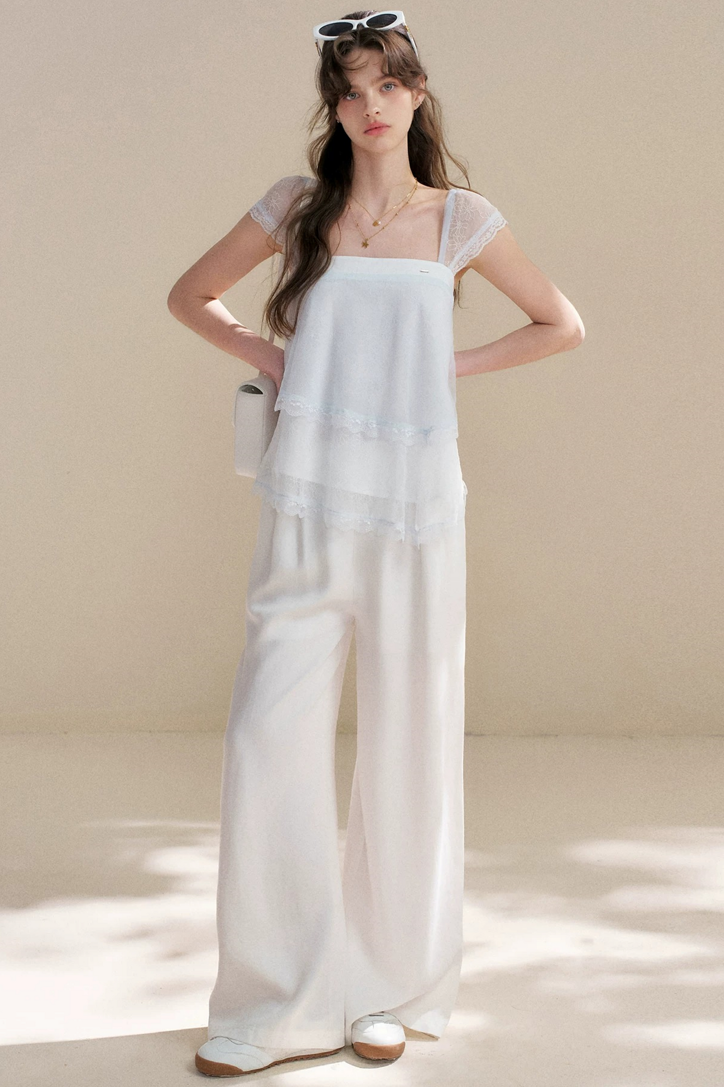 French Lace Irregular Camisole